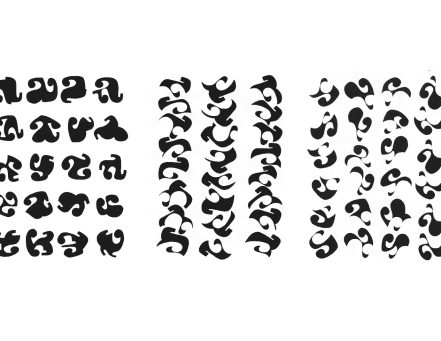 Clemente Padín, Signografía I, 1968; Signografía IX, 1969; Signografía VIII, 1969, poesía experimental