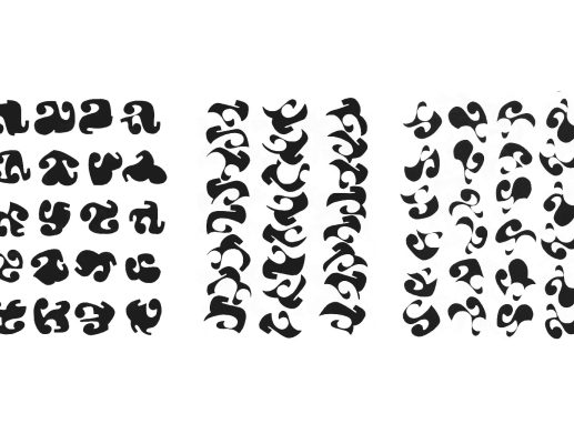 Clemente Padín, Signografía I, 1968; Signografía IX, 1969; Signografía VIII, 1969, poesía experimental