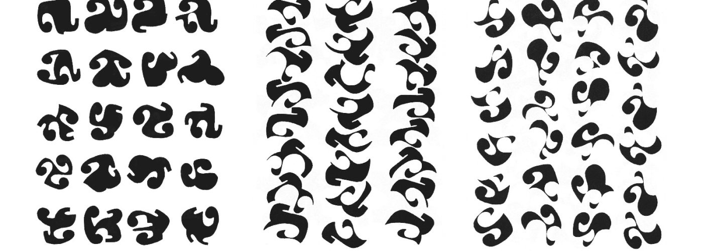 Clemente Padín, Signografía I, 1968; Signografía IX, 1969; Signografía VIII, 1969, poesía experimental